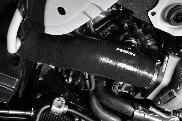 PERRIN 22-24 Subaru WRX / 20-25 LGT & OBXT Turbo Inlet Hose w/Turbo Adapter Flange (Long) - Black - Premium Hoses from Perrin Performance - Just 1136.10 SR! Shop now at Motors