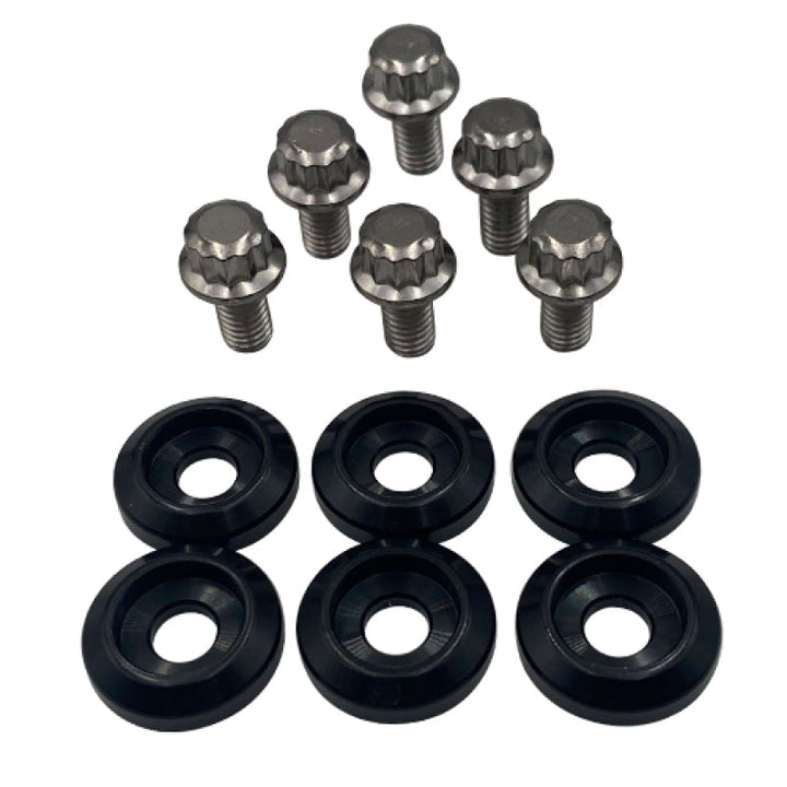 BLOX Racing New Fender Washers Kit M6 12pt - 6pc Large Diameter Black - Premium Hardware Kits - Other from BLOX Racing - Just 90.07 SR! Shop now at Motors