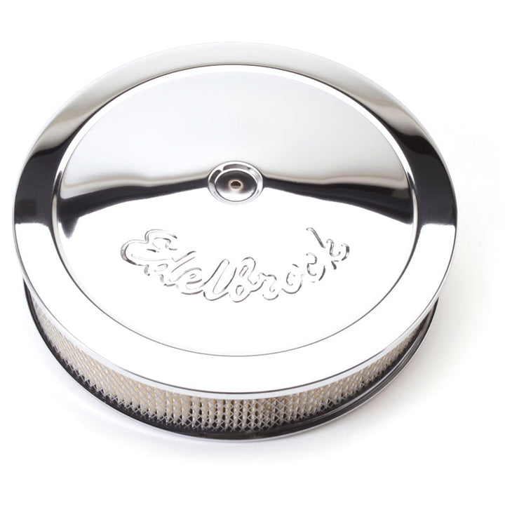 Edelbrock Air Cleaner Pro-Flo Series Round Steel Top Paper Element 14In Dia X 3 75In Dropped Base - Premium Air Filters - Universal Fit from Edelbrock - Just 164.96 SR! Shop now at Motors