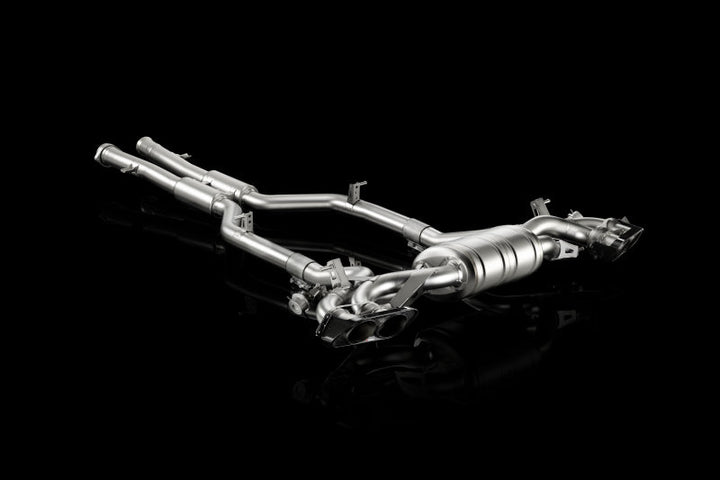 Akrapovic 10-14 AMG SLS Coupe/Roadster Evolution Line Cat Back (Titanium) w/ Carbon Tips - Premium Catback from Akrapovic - Just 45193.48 SR! Shop now at Motors