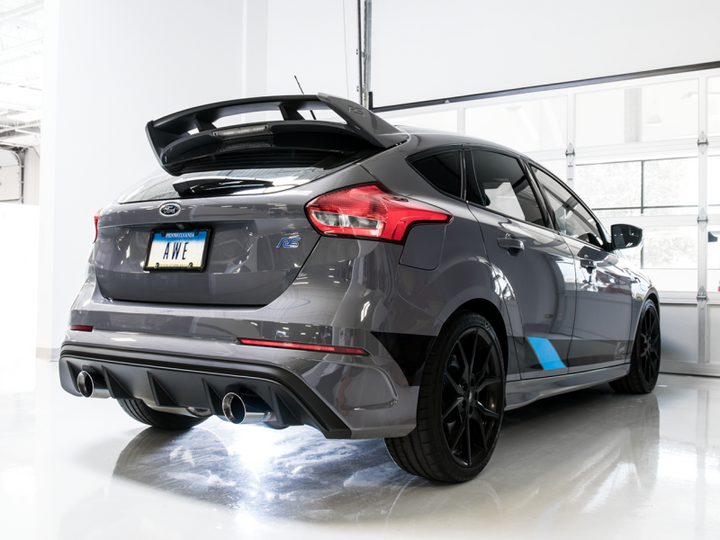 AWE Tuning Ford Focus RS SwitchPath Cat-back Exhaust - Diamond Black Tips - Premium Catback from AWE Tuning - Just 10265.44 SR! Shop now at Motors