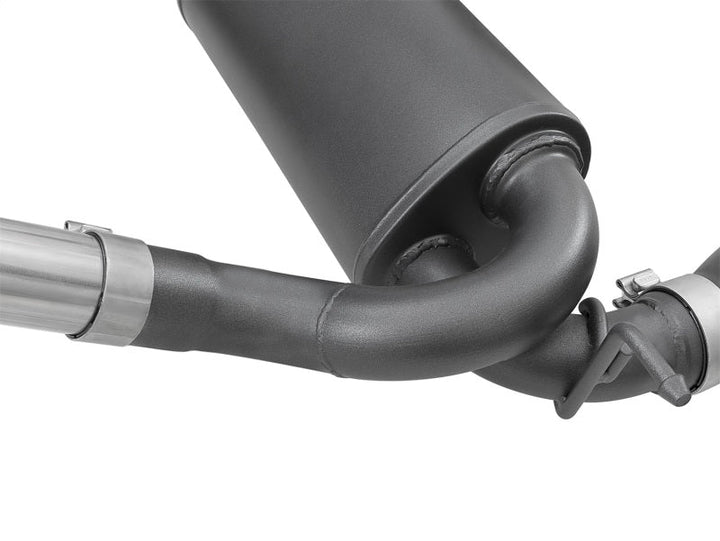 aFe Rebel Series 2.5in 409 SS Cat-Back Exhaust w/ Black Tips 2007+ Jeep Wrangler (JK) V6 3.6L/3.8L - Premium Catback from aFe - Just 3948.51 SR! Shop now at Motors