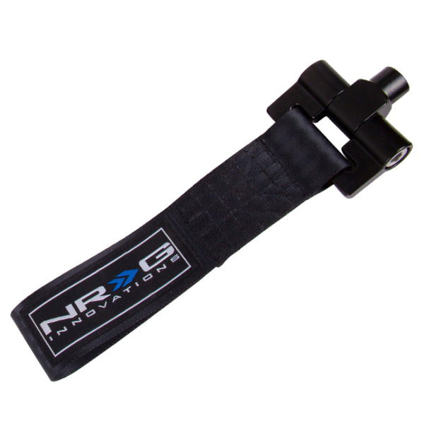 NRG Bolt-In Tow Strap Black - Hyundai Genesis (5000lb. Limit)