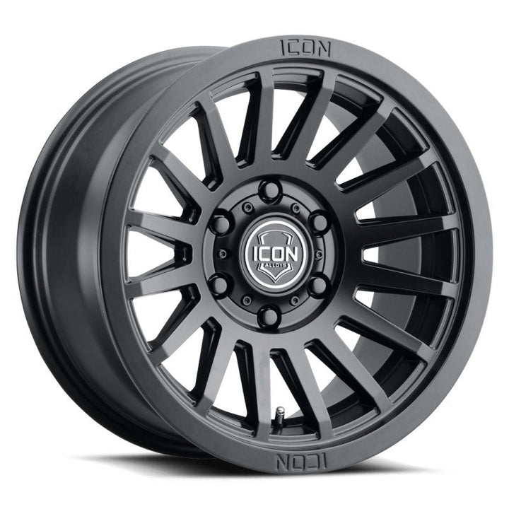 ICON Recon SLX 18x9 6x5.5 BP 25mm Offset 6in BS 95.1mm Hub Bore Satin Black Wheel - Premium Wheels - Cast from ICON - Just 1129.15 SR! Shop now at Motors