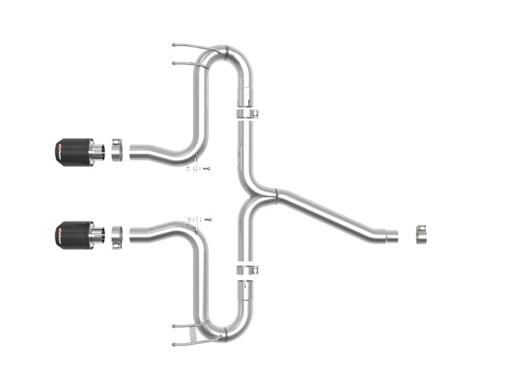 aFe Takeda 2-1/2in 304 SS Axle-Back Exhaust w/Carbon Tips 17-20 Honda Civic Sport L4-1.5L (t) - Premium Axle Back from aFe - Just 2946.37 SR! Shop now at Motors