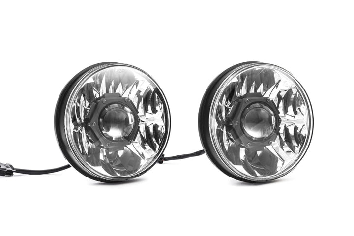 KC HiLiTES 07-18 Jeep JK (Not for Rubicon/Sahara) 7in. Gravity LED Pro DOT Headlight (Pair Pack Sys) - Premium Headlights from KC HiLiTES - Just 3080.21 SR! Shop now at Motors