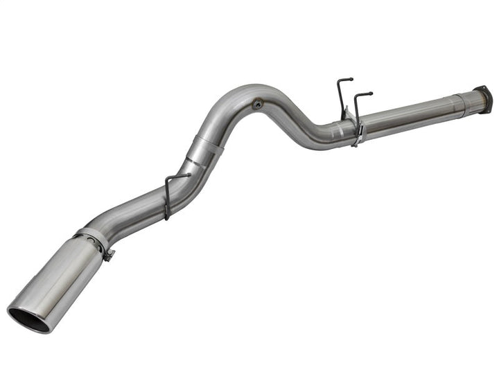 aFe LARGE BORE HD 5in 409-SS DPF-Back Exhaust w/Polished Tip 2017 Ford Diesel Trucks V8 6.7L (td) - Premium DPF Back from aFe - Just 2197.92 SR! Shop now at Motors