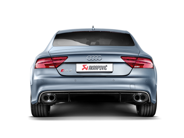 Akrapovic 14-17 Audi RS7 Sportback (C7) Evolution Line Cat Back (Titanium) w/ Carbon Tips - Premium Catback from Akrapovic - Just 35326.34 SR! Shop now at Motors