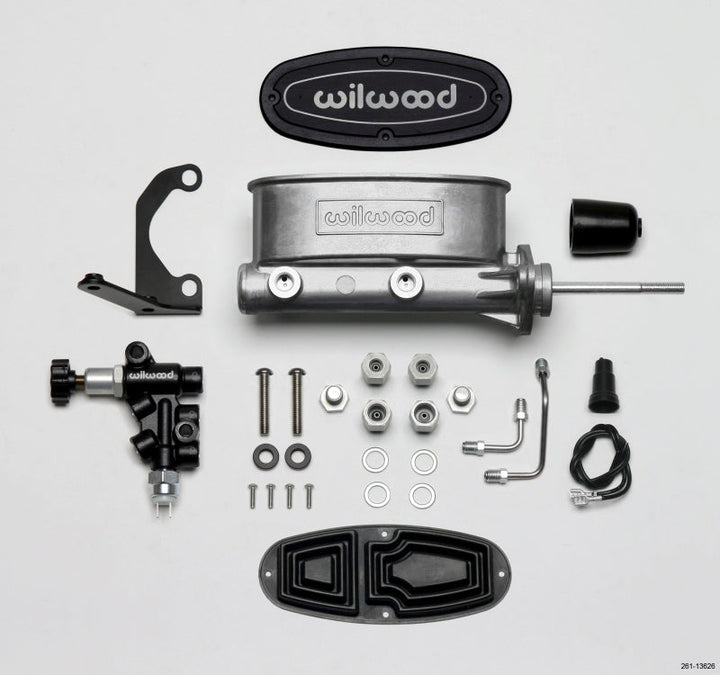 Wilwood HV Tandem M/C Kit w L/H Bracket & Prop Valve - 15/16in Bore-W/Pushrod - Premium Brake Master Cylinder from Wilwood - Just 1347.40 SR! Shop now at Motors