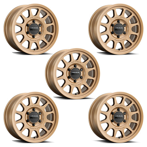 Ford Racing 21-23 Bronco (Excl Bronco Raptor) 17x8.5 Method Bronze Wheel Kit