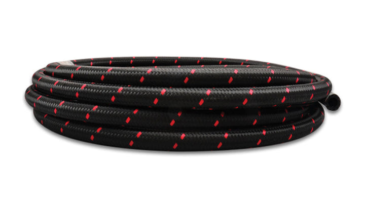 Vibrant -12 AN Two-Tone Black/Red Nylon Braided Flex Hose (5 foot roll) - Premium Hoses from Vibrant - Just 240.75 SR! Shop now at Motors