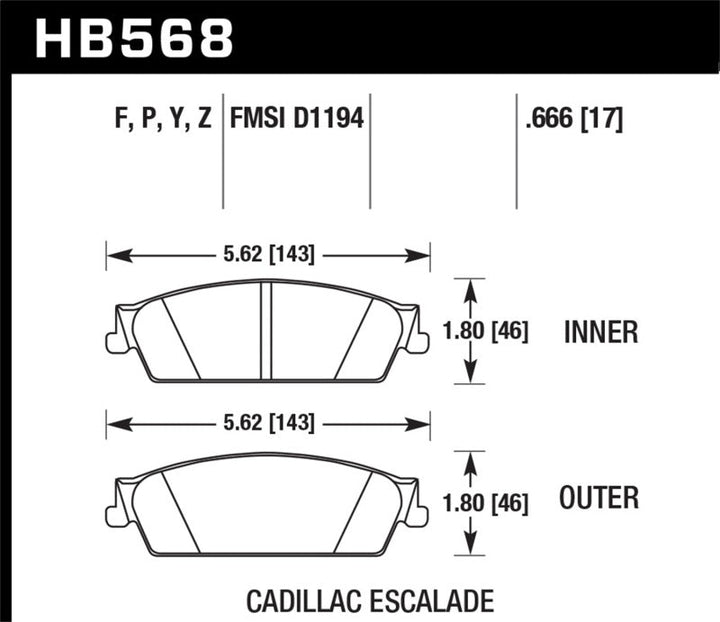 Hawk Performance Ceramic Street Brake Pads - Premium Brake Pads - Performance from Hawk Performance - Just 600.76 SR! Shop now at Motors