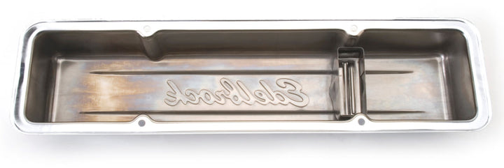 Edelbrock Valve Cover Signature Series Chevrolet 1959-1986 262-400 CI V8 Low Chrome - Premium Valve Covers from Edelbrock - Just 213.75 SR! Shop now at Motors