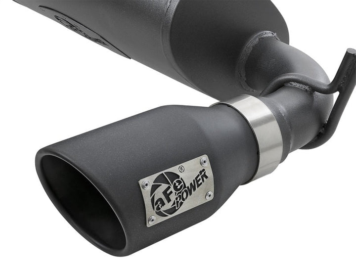 aFe Rebel Series 2.5in 409 SS Cat-Back Exhaust w/ Black Tips 2007+ Jeep Wrangler (JK) V6 3.6L/3.8L - Premium Catback from aFe - Just 3948.51 SR! Shop now at Motors