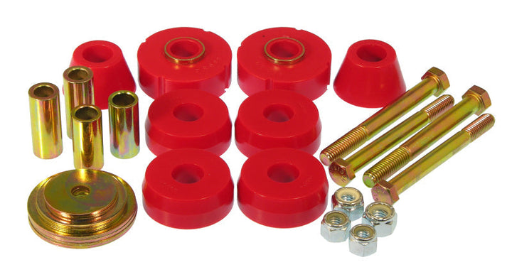Prothane 63-66 Chevy C10 1/2Ton 2wd PU Body Mount - Red - Premium Bushing Kits from Prothane - Just 800.34 SR! Shop now at Motors