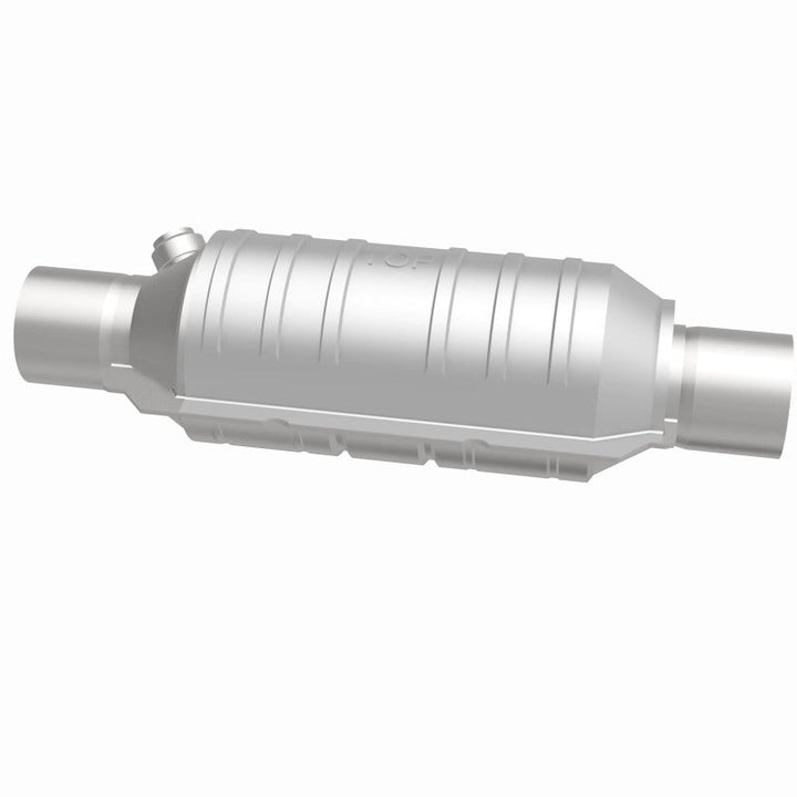 MagnaFlow Conv Univ 2.25in Inlet/Outlet Center/Center Round 11in Body L x 5.125in W x 15in Overall L - Premium Catalytic Converter Universal from Magnaflow - Just 758.68 SR! Shop now at Motors