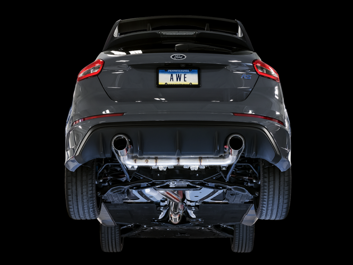 AWE Tuning Ford Focus RS Track Edition Cat-back Exhaust - Chrome Silver Tips - Premium Catback from AWE Tuning - Just 3920.44 SR! Shop now at Motors