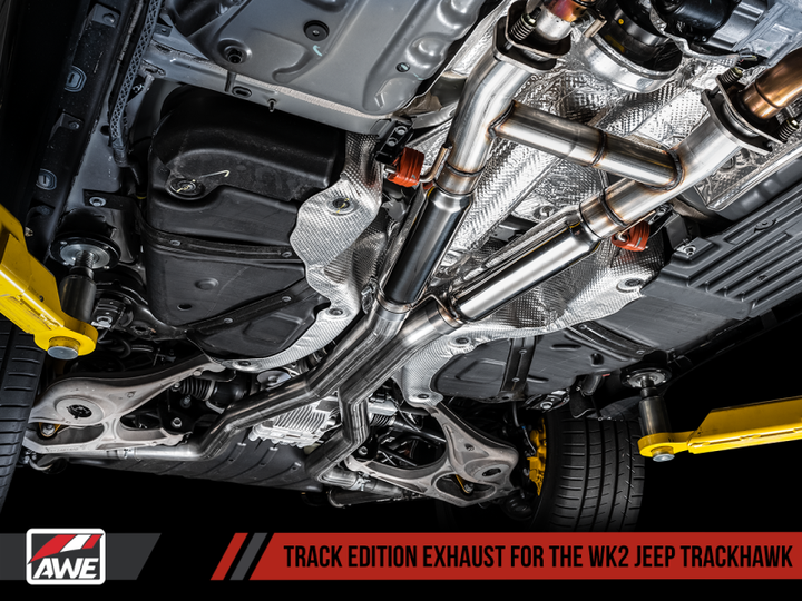 AWE Tuning 2020 Jeep Grand Cherokee SRT/Trackhawk Track Edition Exhaust - Use w/Stock Tips - Premium Catback from AWE Tuning - Just 5399.46 SR! Shop now at Motors
