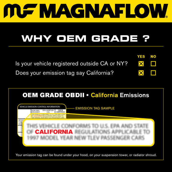 MagnaFlow Conv Univ Mf 2.5 - Premium Catalytic Converter Universal from Magnaflow - Just 465.72 SR! Shop now at Motors