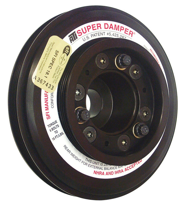 ATI Damper - 7.45in - Alum - (3) 4 Grv - Nissan RB26 R32 - 1000 HP - 2 Ring - 1Pc - Premium Crankshaft Dampers from ATI - Just 2081.46 SR! Shop now at Motors