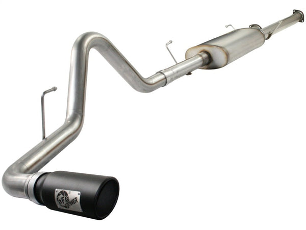 aFe MACHForce XP Exhausts Cat-Back SS-409 EXH CB Toyota Tundra 10-11 V8-5.7L 145.7 WB (blk tip) - Premium Catback from aFe - Just 3249.92 SR! Shop now at Motors