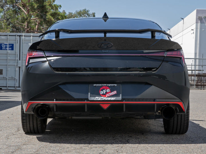 aFe Takeda Hyundai Elantra N 22-23 L4-2.0L (t) 3in 304 SS Cat-Back Exhaust w/ Black Tips - Premium Catback from aFe - Just 6500.78 SR! Shop now at Motors