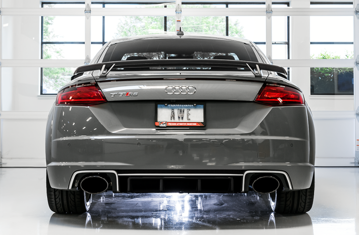AWE Tuning 18-19 Audi TT RS 8S/RK3 2.5L Turbo Track Edition Exhaust - Diamond Black RS-Style Tips - Premium Catback from AWE Tuning - Just 6171.01 SR! Shop now at Motors