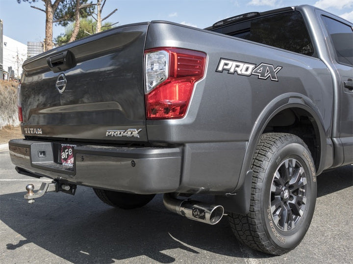 aFe MACH Force-Xp 2-1/2in Cat-Back Exhaust System w/ Polished Tip 16-17 Nissan Titan XD V8 5.6L - Premium Catback from aFe - Just 2948.78 SR! Shop now at Motors