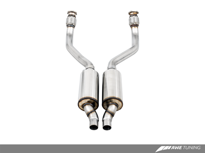 AWE Tuning Audi B8 / C7 3.0T Resonated Downpipes for S4 / S5 / A6 / A7 - Premium Downpipes from AWE Tuning - Just 3781.17 SR! Shop now at Motors