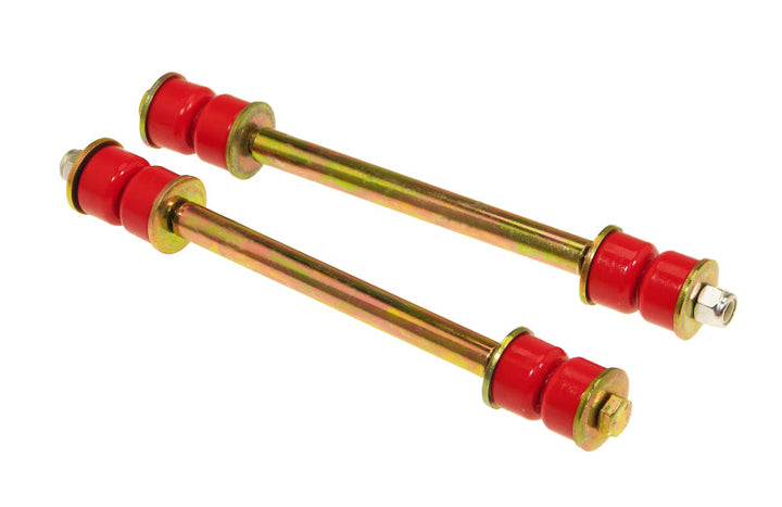 Prothane Universal End Link Set - 7 3/8in Mounting Length - Red - Premium Sway Bar Bushings from Prothane - Just 251.12 SR! Shop now at Motors