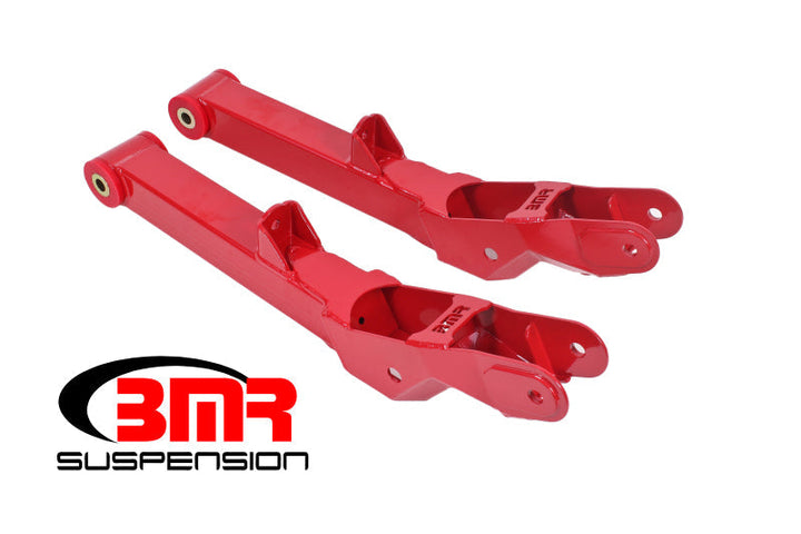 BMR 10-15 5th Gen Camaro Non-Adj. Rear Lower Control Arms (Polyurethane) - Red - Premium Control Arms from BMR Suspension - Just 1502.26 SR! Shop now at Motors