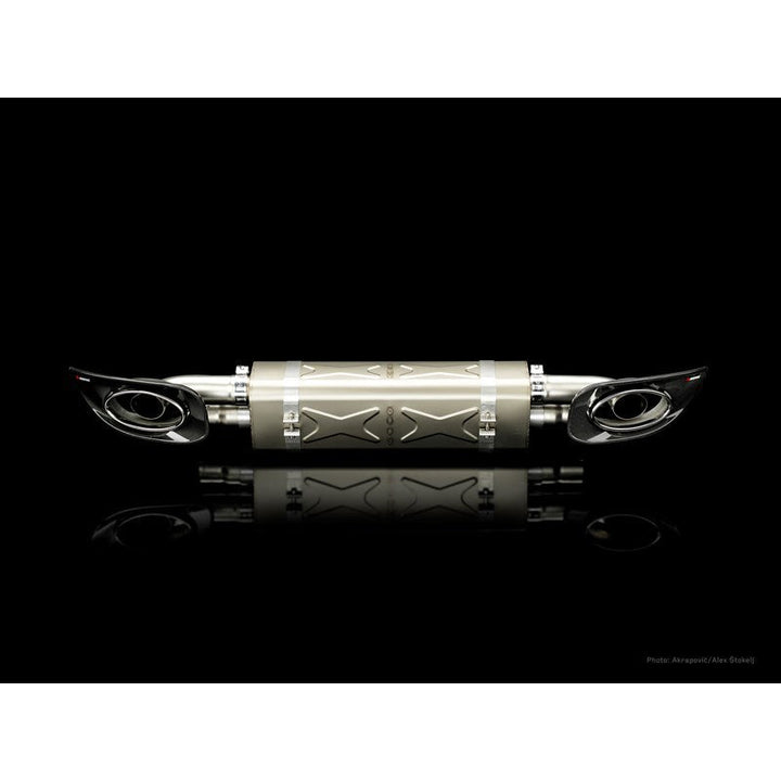 Akrapovic 10-13 Porsche 911 Turbo / Turbo S (997 FL) Slip-On Line (Titanium) w/ Titanium Tips - Premium Muffler from Akrapovic - Just 28258.68 SR! Shop now at Motors