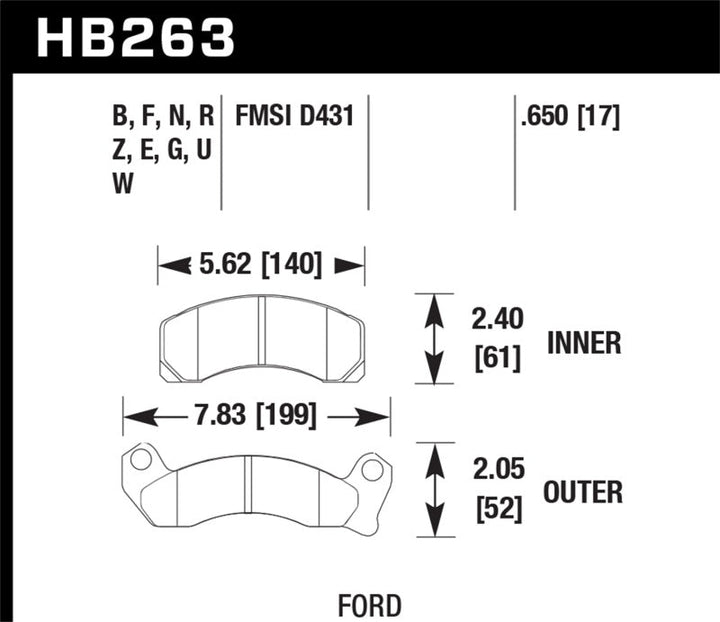 Hawk HPS Street Brake Pads - Premium Brake Pads - Performance from Hawk Performance - Just 503.66 SR! Shop now at Motors