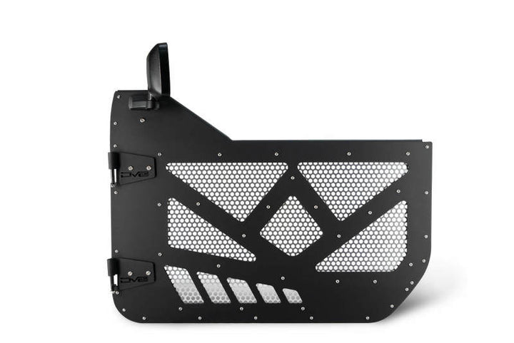 DV8 18-22 Jeep 4 Door JL/JT Aluminum Half Doors with Perforated Mesh Front - Premium Doors from DV8 Offroad - Just 2912.13 SR! Shop now at Motors