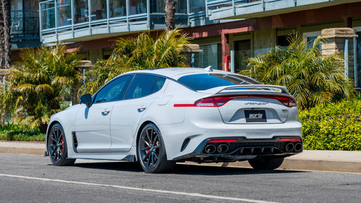 Borla 22-23 Kia Stinger 3.3L V6 Turbo 2.25in Pipe Dia Dual Split Rear Exit S-Type Cat-Back Exhaust - Premium Catback from Borla - Just 7727.63 SR! Shop now at Motors