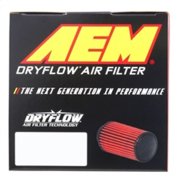 AEM DryFlow Air Filter - Round Tapered 5in Top OD x 6 Base OD x 5.563in H x 3in Flange ID - Premium Air Filters - Universal Fit from AEM Induction - Just 300.08 SR! Shop now at Motors