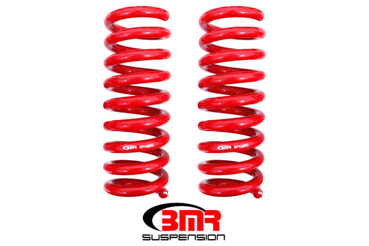 BMR 08-18 Dodge Challenger Rear Lowering Springs 1.25in Drop Performance Version - Red - Premium Lowering Springs from BMR Suspension - Just 675.92 SR! Shop now at Motors