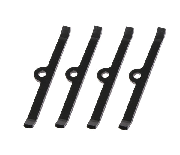 Moroso Chevrolet Small Block Valve Cover Hold Downs - Steel - Black Powder Coat - Set of 4