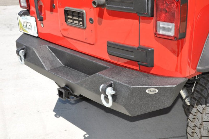 DV8 Offroad 07-18 Jeep Wrangler JK Steel Mid Length Rear Bumper - Premium Bumpers - Steel from DV8 Offroad - Just 2189.79 SR! Shop now at Motors