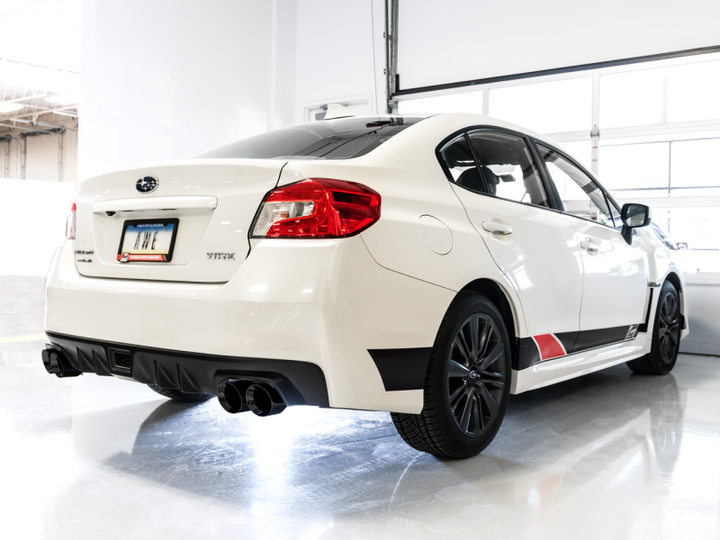 AWE Tuning 2015+ Subaru WRX VA Sedan Touring Edition Exhaust - Diamond Black Tips (102mm) - Premium Catback from AWE Tuning - Just 5952.26 SR! Shop now at Motors