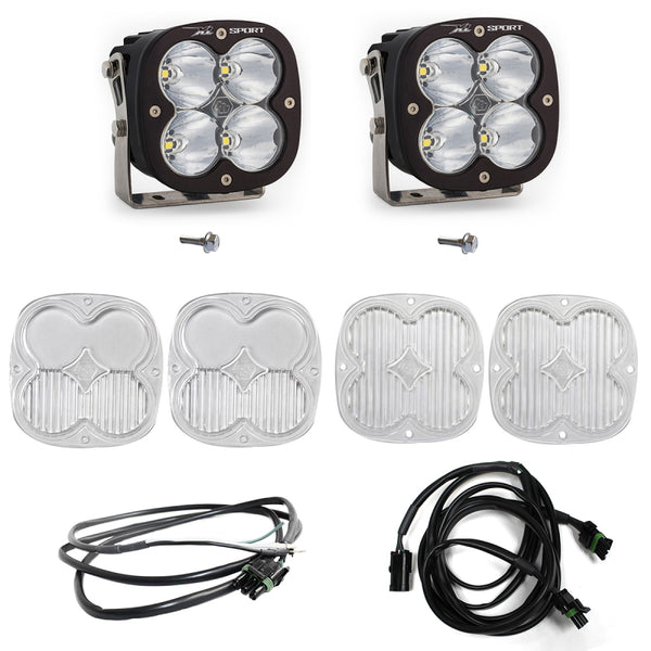 Baja Designs 2021+ Ford Bronco A Piller Light Kit XL Sport Spot w/Upfitter