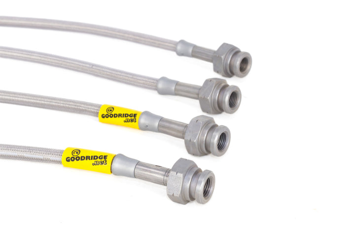 Goodridge 92-95 Honda Civic All Models w/ Rear Drum / 93-00 Del Sol Rear Drum SS Brake Lines - Premium Brake Line Kits from Goodridge - Just 892.41 SR! Shop now at Motors