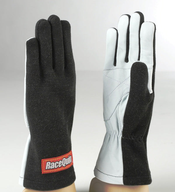 RaceQuip Black Basic Race Glove - Medium - Premium Gloves from Racequip - Just 153.62 SR! Shop now at Motors