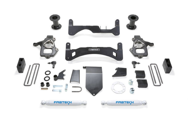 Fabtech 14-18 GM C/K1500 P/U w/oE Alm Or Stmp Stl UCA 6in Basic Sys G2 w/Perf Shks - Premium Lift Kits from Fabtech - Just 7842.25 SR! Shop now at Motors