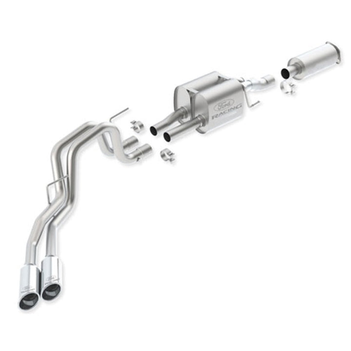 Ford Racing 2011-2014 F-150 SVT Raptor 6.2L Cat-Back Touring Exhaust System 145-inch WB - Premium Catback from Ford Racing - Just 5925.60 SR! Shop now at Motors