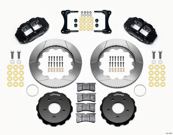 Wilwood Narrow Superlite 4R Front Hat Kit 14.00in 2007-Up Jeep Wrangler - Premium Big Brake Kits from Wilwood - Just 7944.70 SR! Shop now at Motors