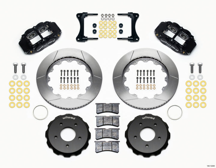 Wilwood Narrow Superlite 4R Front Hat Kit 14.00in 2007-Up Jeep Wrangler - Premium Big Brake Kits from Wilwood - Just 7944.70 SR! Shop now at Motors