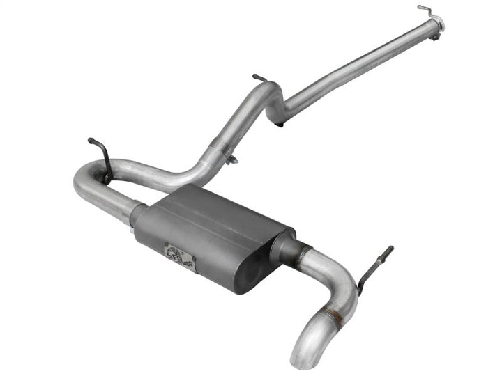 aFe Scorpion Exhaust System Cat Back 2.5in Aluminized Hi-Tuck 07-18 Jeep Wrangler JK V6 3.6/3.8L - Premium Catback from aFe - Just 1897.39 SR! Shop now at Motors