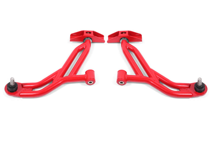 BMR Suspension 05-14 Ford Mustang Lower A-Arms - Red - Non-Adjustable - Premium Control Arms from BMR Suspension - Just 2401.95 SR! Shop now at Motors