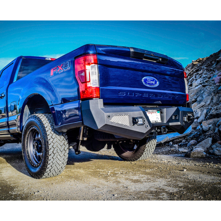 DV8 Offroad 2017+ Ford F-250/350/450 Rear Bumper - Premium Bumpers - Steel from DV8 Offroad - Just 3347.62 SR! Shop now at Motors